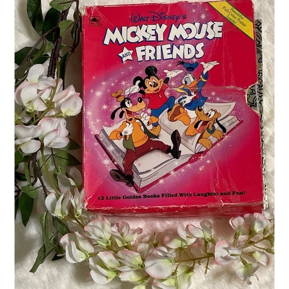 Mickey Mouse & Friends 12 Little Golden Books Set (1990) - Picture 2 of 10